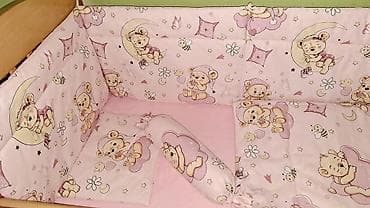 Posteljina i ogradica za krevetac.Cena 3500 din na lalafo.rs — 4 Posteljina i ogradica za krevetac.Cena 3500 din — 4