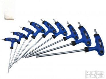 Heftalice: Set TORX ključeva sa ručkom – T10–T50 mm, 9 kom., GEKO, Poljska Cena na lalafo.rs — 3 Heftalice: Set TORX ključeva sa ručkom – T10–T50 mm, 9 kom., GEKO, Poljska Cena — 3