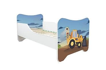 Dečiji krevet sa motivom bagera - Dizajn: vesela ilustracija žutog na lalafo.rs Dečiji krevet sa motivom bagera - Dizajn: vesela ilustracija žutog