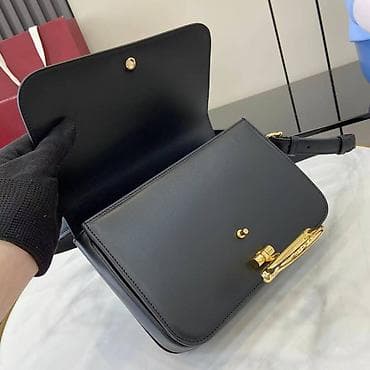 Kožna ženska torba preko ramena – crna, elegantna, sa zlatnim na lalafo.rs — 3 Kožna ženska torba preko ramena – crna, elegantna, sa zlatnim — 3