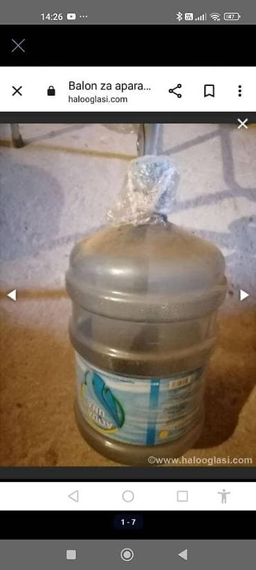 Balon za vodu za aparat ispravan
Mirjevo na lalafo.rs — 10 Balon za vodu za aparat ispravan
Mirjevo — 10