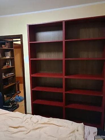 Biblioteka 5 Materijal i Dekor: Izrađuje se od Univera debljine 18mm na lalafo.rs Biblioteka 5 Materijal i Dekor: Izrađuje se od Univera debljine 18mm