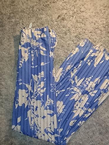 Ženske široke pantalone – 2 u 1 (reverzibilne) Blondy, veličina M i na lalafo.rs — 4 Ženske široke pantalone – 2 u 1 (reverzibilne) Blondy, veličina M i — 4