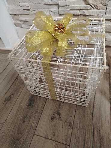 Dekorativne svetleće kutije – praznični set - Ručno rađene žičane na lalafo.rs — 4 Dekorativne svetleće kutije – praznični set - Ručno rađene žičane — 4