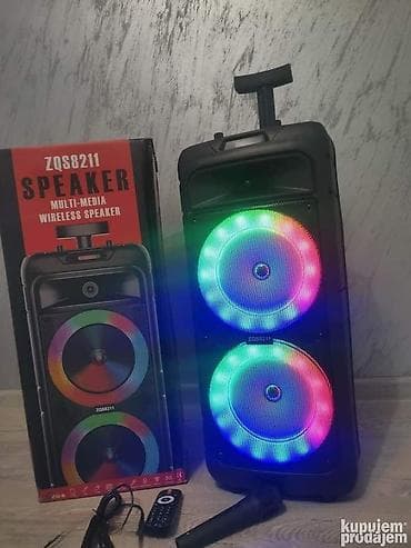 Veliki 8" Bluetooth karaoke zvučnik ZQS 8211 🎤🔊 Sniženje 🔥 na lalafo.rs — 1 Veliki 8" Bluetooth karaoke zvučnik ZQS 8211 🎤🔊 Sniženje 🔥 — 1
