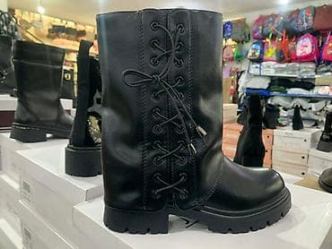High boots, color - Black at lalafo.rs — 1 High boots, color - Black — 1