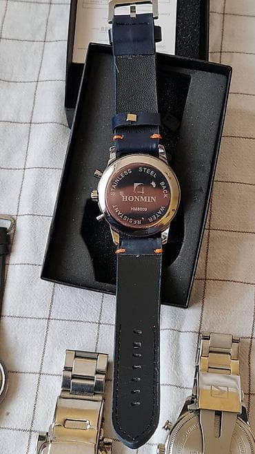 Set muških ručnih satova – 5 komada 1) HONMIN hronograf - Kućište na lalafo.rs — 9 Set muških ručnih satova – 5 komada 1) HONMIN hronograf - Kućište — 9