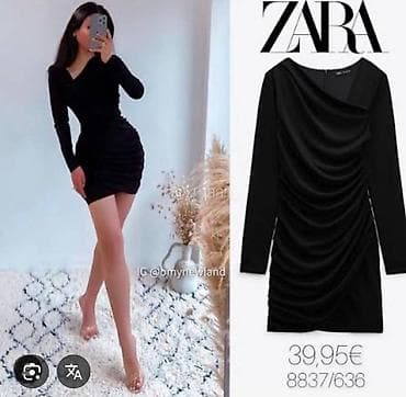 ZARA veoma lepa haljina. Na ramenu kod šava jednog rukava i nabora na lalafo.rs ZARA veoma lepa haljina. Na ramenu kod šava jednog rukava i nabora