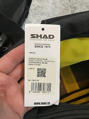 Sports & Leisure: SHAD SL58 meke bočne torbe za motor (par) - Kapacitet: do 58 L ukupno at lalafo.rs — 7 Sports & Leisure: SHAD SL58 meke bočne torbe za motor (par) - Kapacitet: do 58 L ukupno — 7
