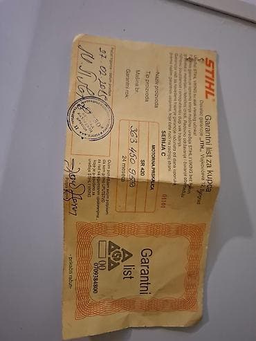 STIHL SR 420 – leđna motorna prskalica/atomizer Stihl SR 420 benzinska na lalafo.rs — 8 STIHL SR 420 – leđna motorna prskalica/atomizer Stihl SR 420 benzinska — 8