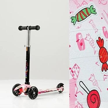 Dečiji trotinet sa 3 točka – motiv bombonica - Stabilna 3-točka na lalafo.rs Dečiji trotinet sa 3 točka – motiv bombonica - Stabilna 3-točka