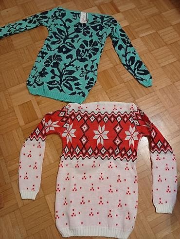 Dva ženska pletena džempera – Moreno - Model 1: krem-beli džemper sa na lalafo.rs — 1 Dva ženska pletena džempera – Moreno - Model 1: krem-beli džemper sa — 1