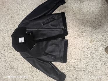 Leather jacket Faux leather, L, Bershka, color - Black at lalafo.rs Leather jacket Faux leather, L, Bershka, color - Black