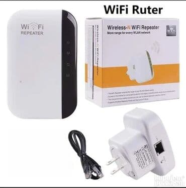 WiFi Ruter i Pojačivač Signala Karakteristike: WiFi repeater – ruter na lalafo.rs WiFi Ruter i Pojačivač Signala Karakteristike: WiFi repeater – ruter
