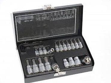 Merni alati i instrumenti: Set bitova i nasadnih ključeva u koferu – Torx, imbus i Ribe (E) na lalafo.rs — 9 Merni alati i instrumenti: Set bitova i nasadnih ključeva u koferu – Torx, imbus i Ribe (E) — 9