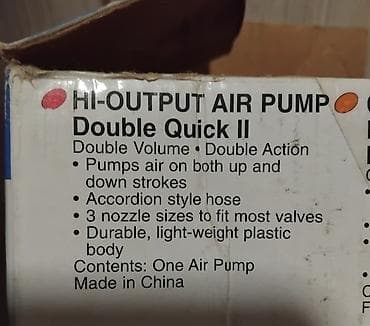 Ručna dvostruka (pumpa i ispumpava) vazdušna pumpa za naduvavanje na lalafo.rs — 9 Ručna dvostruka (pumpa i ispumpava) vazdušna pumpa za naduvavanje — 9