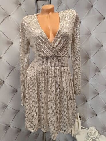 9Fashion Woman M, bоја - Zlatna, Koktel, klub, Dugih rukava na lalafo.rs 9Fashion Woman M, bоја - Zlatna, Koktel, klub, Dugih rukava