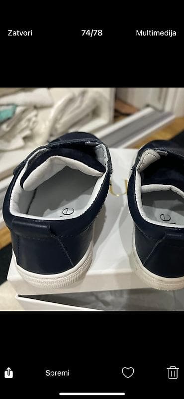 Dečije patike – tamnoplave. NOVE - Model: patike sa širokom čičak na lalafo.rs — 4 Dečije patike – tamnoplave. NOVE - Model: patike sa širokom čičak — 4