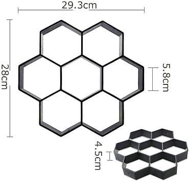 Ironing Boards: Plastični kalup za izradu betonskih ploča – heksagonalni “saće” at lalafo.rs — 2 Ironing Boards: Plastični kalup za izradu betonskih ploča – heksagonalni “saće” — 2