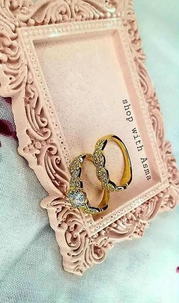 Damski set prstenova – verenički i prsten za slaganje - Materijal na lalafo.rs — 2 Damski set prstenova – verenički i prsten za slaganje - Materijal — 2