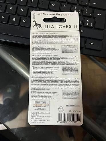 LILA LOVES IT – Dental Micro-Fleece prst za čišćenje zuba za pse i na lalafo.rs LILA LOVES IT – Dental Micro-Fleece prst za čišćenje zuba za pse i