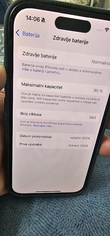 IPhone 15 Pro (crni) + zaštita - Ekran 6.1", Dynamic Island - Tri na lalafo.rs — 1 IPhone 15 Pro (crni) + zaštita - Ekran 6.1", Dynamic Island - Tri — 1