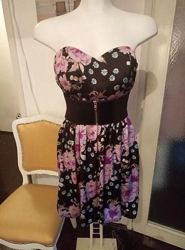 Dresses: Svilena cvetna mini haljinica, br.38 at lalafo.rs — 2 Dresses: Svilena cvetna mini haljinica, br.38 — 2
