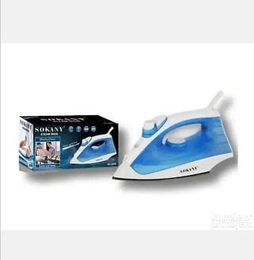 Pegla Sokany 1400w steam iron Dužina kabla (m) 1.8 Snaga (W) 1400 na lalafo.rs Pegla Sokany 1400w steam iron Dužina kabla (m) 1.8 Snaga (W) 1400
