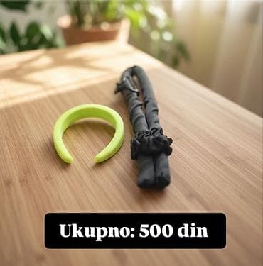 Set za oblikovanje kose bez toplote - Mekani uvijač trake za kosu sa na lalafo.rs Set za oblikovanje kose bez toplote - Mekani uvijač trake za kosu sa