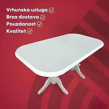 🍽 Trpezarijski sto četvrtasti – elegancija i funkcionalnost! ✔ na lalafo.rs 🍽 Trpezarijski sto četvrtasti – elegancija i funkcionalnost! ✔