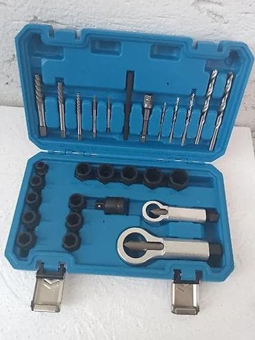 Tools & Equipment: Set za vađenje polomljenih ili oštećenih šrafova i matica u plastičnom at lalafo.rs — 2 Tools & Equipment: Set za vađenje polomljenih ili oštećenih šrafova i matica u plastičnom — 2