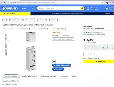 Tools & Equipment: Laserliner LAN-Check – tester za Ethernet/LAN kablove - Profesionalni at lalafo.rs — 8 Tools & Equipment: Laserliner LAN-Check – tester za Ethernet/LAN kablove - Profesionalni — 8
