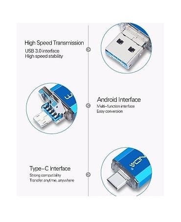 MULTI USB 3.0 OTG USB Flash Drive: Type-C & Micro USB Tri u jedan na lalafo.rs — 4 MULTI USB 3.0 OTG USB Flash Drive: Type-C & Micro USB Tri u jedan — 4