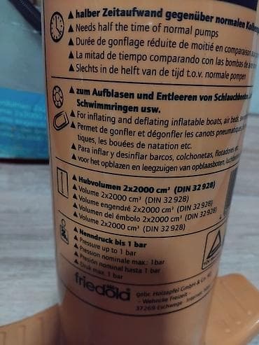Ručna dvostruka (pumpa i ispumpava) vazdušna pumpa za naduvavanje na lalafo.rs — 3 Ručna dvostruka (pumpa i ispumpava) vazdušna pumpa za naduvavanje — 3