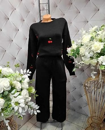 pantalone gina benotti: Dvodijelni ženski pleteni komplet – duks i pantalone širokih nogavica na lalafo.rs — 2 pantalone gina benotti: Dvodijelni ženski pleteni komplet – duks i pantalone širokih nogavica — 2