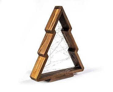 Drvena dekorativna jelka sa integrisanim LED svetlima, idealna za na lalafo.rs — 4 Drvena dekorativna jelka sa integrisanim LED svetlima, idealna za — 4