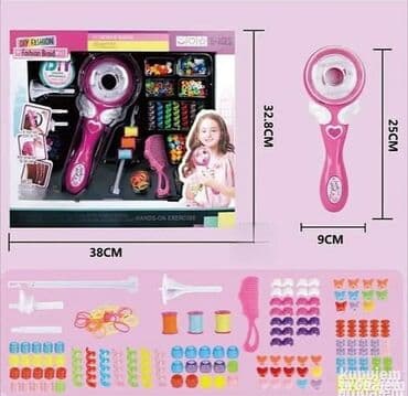 Dečiji setovi za ulepšavanje: Kreativni set za pletenje kika Model: 50-00-1500-00 💇♀️ Set za na lalafo.rs — 1 Dečiji setovi za ulepšavanje: Kreativni set za pletenje kika Model: 50-00-1500-00 💇♀️ Set za — 1