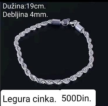 PRELEPE NARUKVICE OD LEGURE CINKA at lalafo.rs — 2 PRELEPE NARUKVICE OD LEGURE CINKA — 2