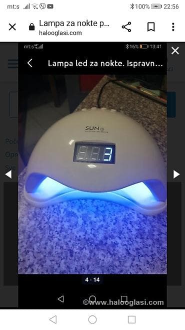 Lampa na diode kao nova za nokte
Ispravna
Mirjevo at lalafo.rs Lampa na diode kao nova za nokte
Ispravna
Mirjevo