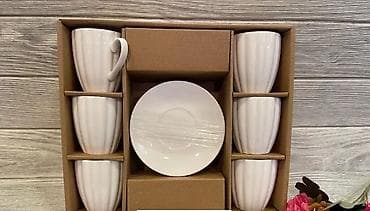 Set šoljica za kafu/espresso – 13 delova - 6 bele šoljice od at lalafo.rs — 3 Set šoljica za kafu/espresso – 13 delova - 6 bele šoljice od — 3