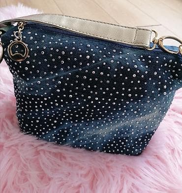 Prelepa tašnica, teksas sa cirkonima uvoz francuska savrsena unikat na lalafo.rs — 9 Prelepa tašnica, teksas sa cirkonima uvoz francuska savrsena unikat — 9