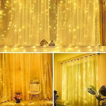 LED zavesa – svetleći niz sa daljinskim upravljačem dimenzije: plava na lalafo.rs — 4 LED zavesa – svetleći niz sa daljinskim upravljačem dimenzije: plava — 4