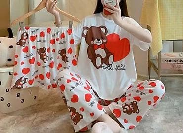 Pajamas: Ženske pidžame – komplet 3 dela Prekrivač gs - Set uključuje: majicu at lalafo.rs — 1 Pajamas: Ženske pidžame – komplet 3 dela Prekrivač gs - Set uključuje: majicu — 1