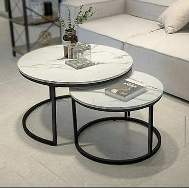 Set klub-stolića – 2 komada, okrugli - Dizajn: moderan at lalafo.rs Set klub-stolića – 2 komada, okrugli - Dizajn: moderan