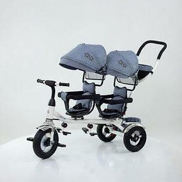 Tandem tricikl/kolica za dvoje dece - Namenjeno za prevoz dvoje na lalafo.rs Tandem tricikl/kolica za dvoje dece - Namenjeno za prevoz dvoje