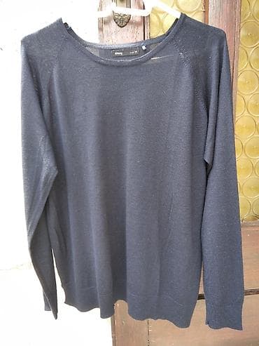 Blouses: Teget tanka bluza – veličina M - Lagani, tanki pleteni materijal at lalafo.rs — 2 Blouses: Teget tanka bluza – veličina M - Lagani, tanki pleteni materijal — 2