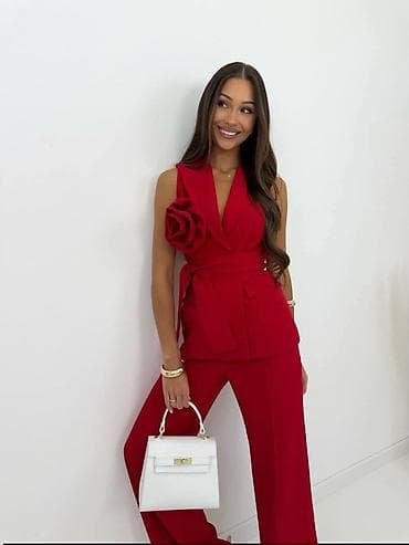 Komplet – prsluk i široke pantalone. - Elegantni prsluk bez rukava sa na lalafo.rs Komplet – prsluk i široke pantalone. - Elegantni prsluk bez rukava sa