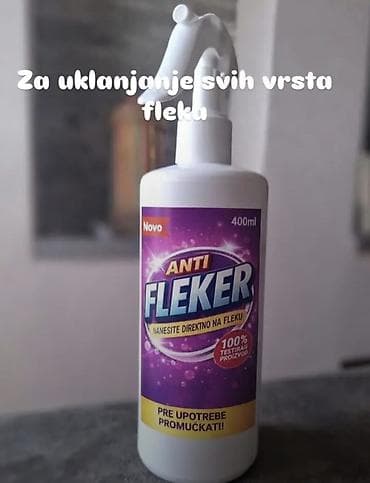 Anti Fleker – tečni odstranjivač fleka, 400 ml - Sredstvo za na lalafo.rs — 1 Anti Fleker – tečni odstranjivač fleka, 400 ml - Sredstvo za — 1