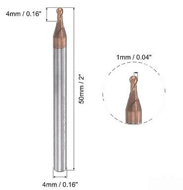 cista koza broj: Karbidno kuglasto glodalo (ball nose) za CNC - Materijal: visoko na lalafo.rs — 2 cista koza broj: Karbidno kuglasto glodalo (ball nose) za CNC - Materijal: visoko — 2