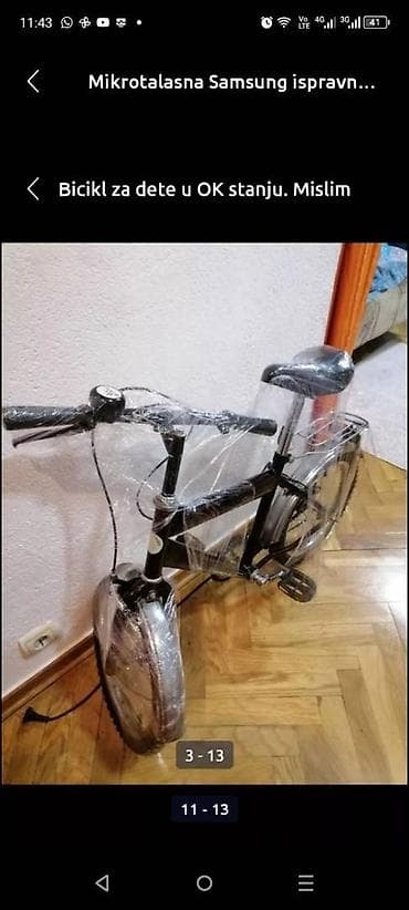 Bicikl za dete ispravan . mozda do 5 -6 g
Mirjevo na lalafo.rs — 5 Bicikl za dete ispravan . mozda do 5 -6 g
Mirjevo — 5